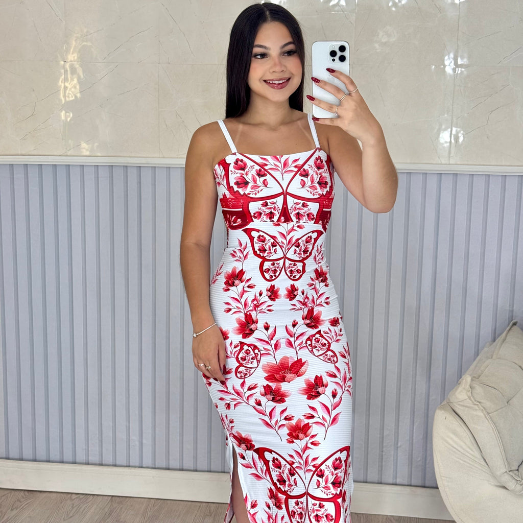 Vestido Canelado Max Midi Valen - Alany Boutique