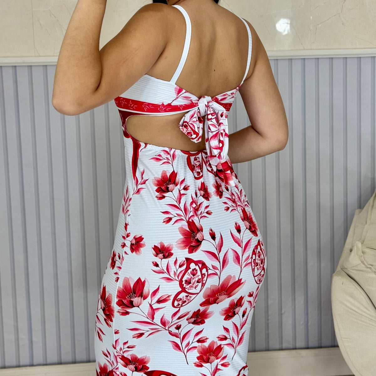 Vestido Canelado Max Midi Valen - Alany Boutique