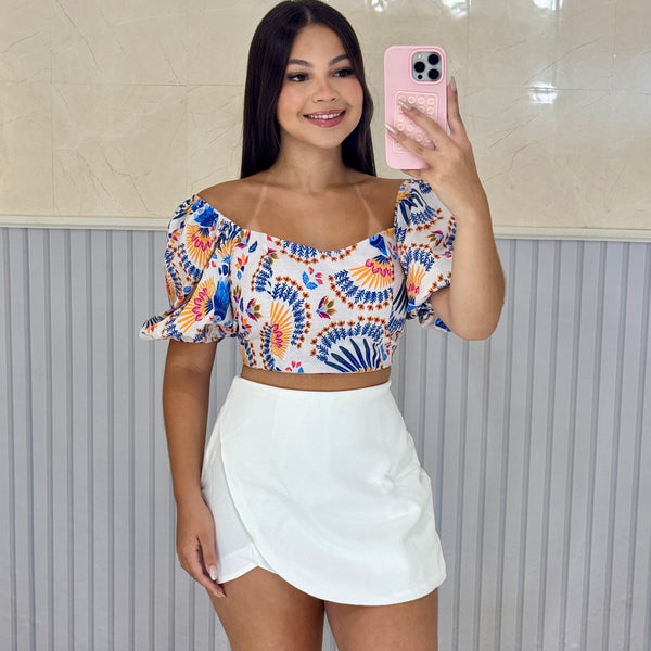 Cropped Estampado Encanto