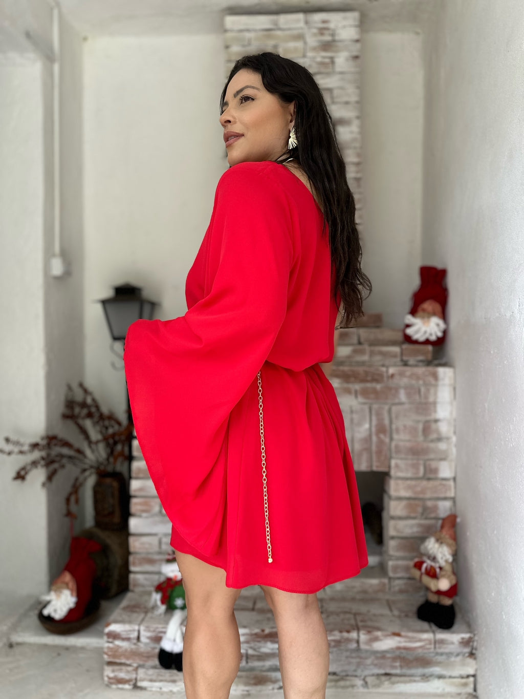 Vestido Feminino Ombro Só Vick - Alany Boutique