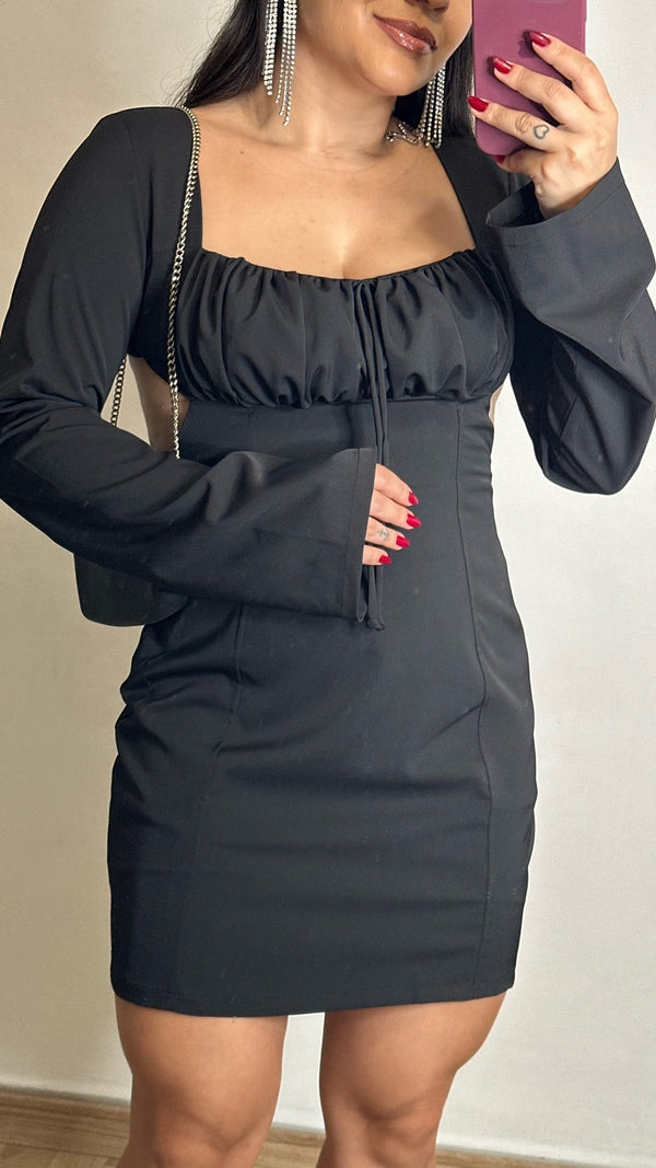 Vestido Feminino Manga Longa Sandy