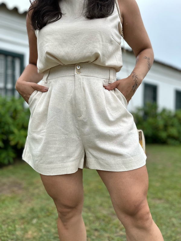 Short Feminino Linho Nayla