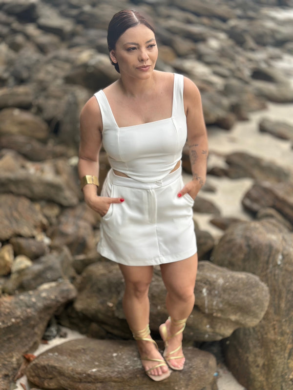 Cropped Feminino Sálvia