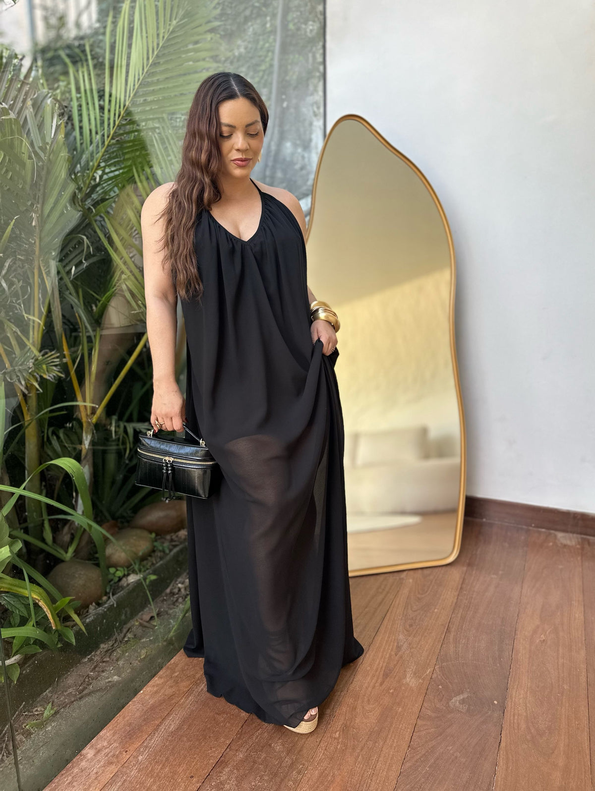 Vestido Feminino Orleans Preto - Preto - Alany Boutique
